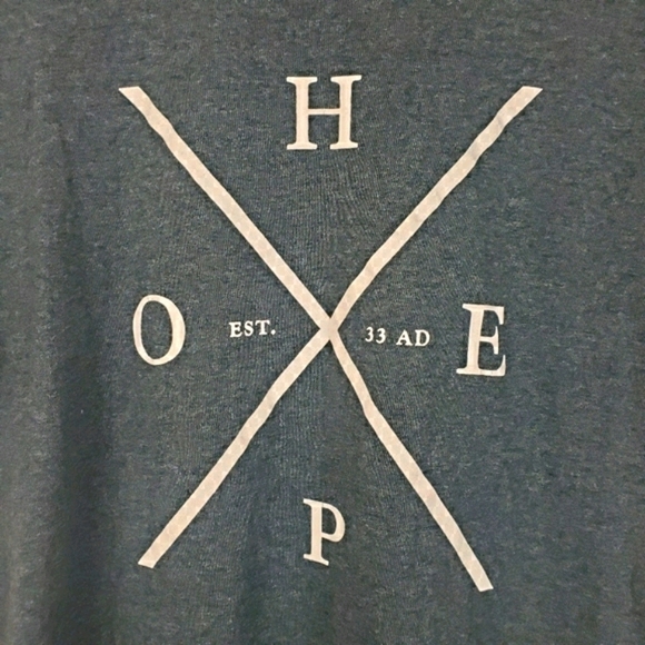 SUNFROG SHIRTS Hope T-Shirt Gray Size L - Picture 4 of 6